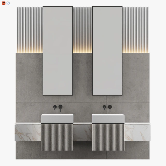 Andrei White Bathroom — Descargar