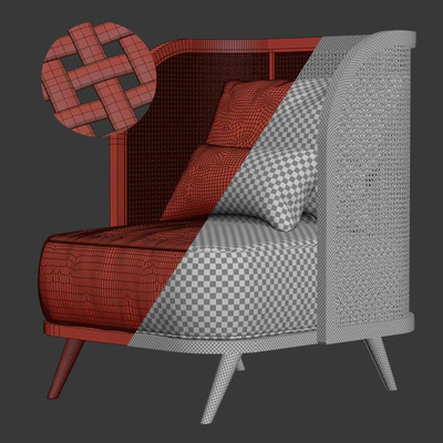 Garden lounge chair CV21 by Bpoint Design / Garden chair — Ver 5