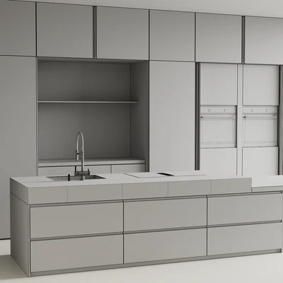 Modern kitchen with island 11 — Ver 7