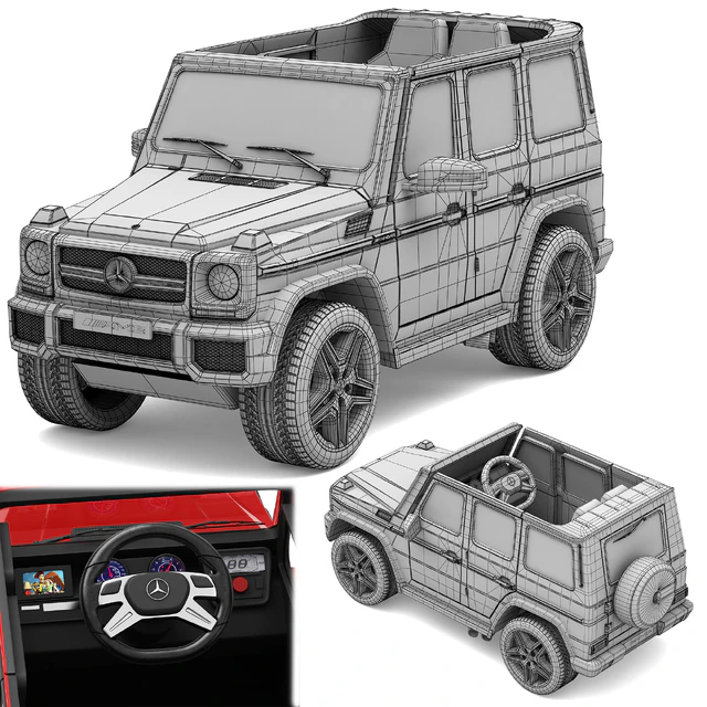 Children's electric car Mercedes-Benz G65 AMG — Descargar