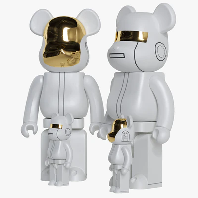 Bearbrick / Daft Punk White Suit — Ver 7