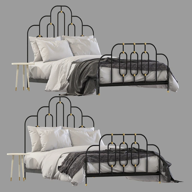 Bed Anthropologie art deco bed — Descargar
