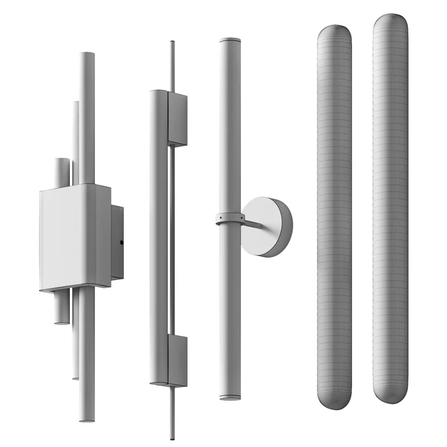 Modern Metier - set of wall lamps — Descargar