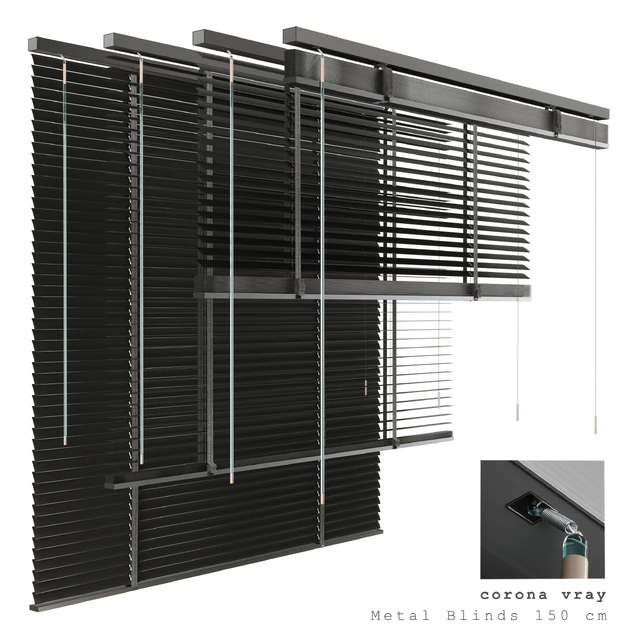 Metal Blinds black 1500 in 35mm — Descargar