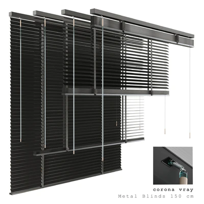Metal Blinds black 1500 in 35mm — Ver 1