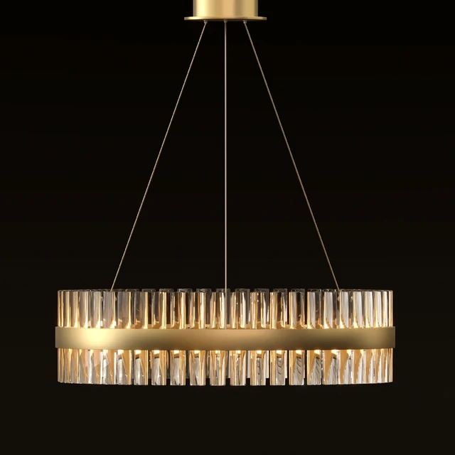 ALLIE MULTI-TIERED CASCADING GOLD CRYSTAL CHANDELIER — Скачать