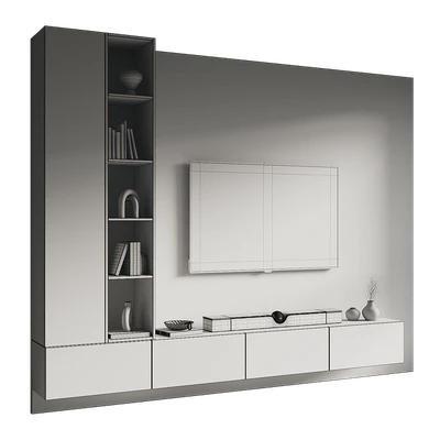 TV wall set 121 — Ver 4