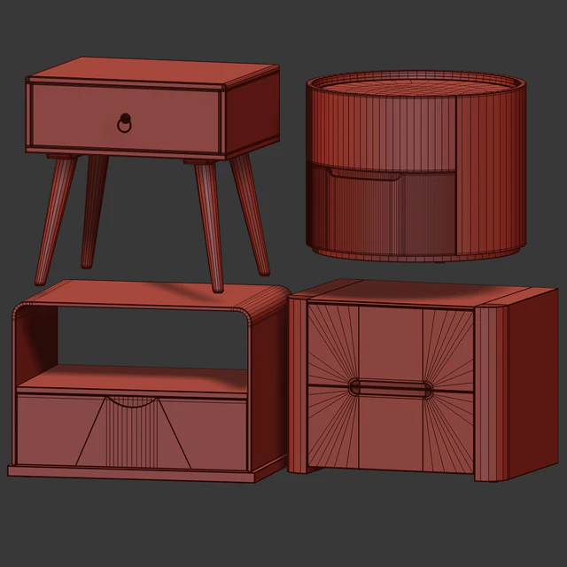 Curbstones from IMODERN (set2). Nightstand, bedside table. — Descargar