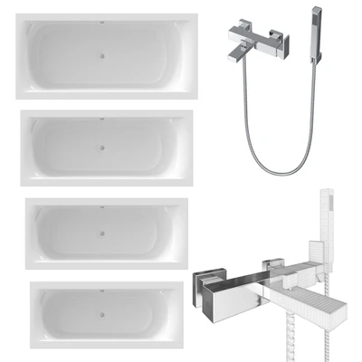RIHO baths and Newform bath/shower mixer. — Вид 1