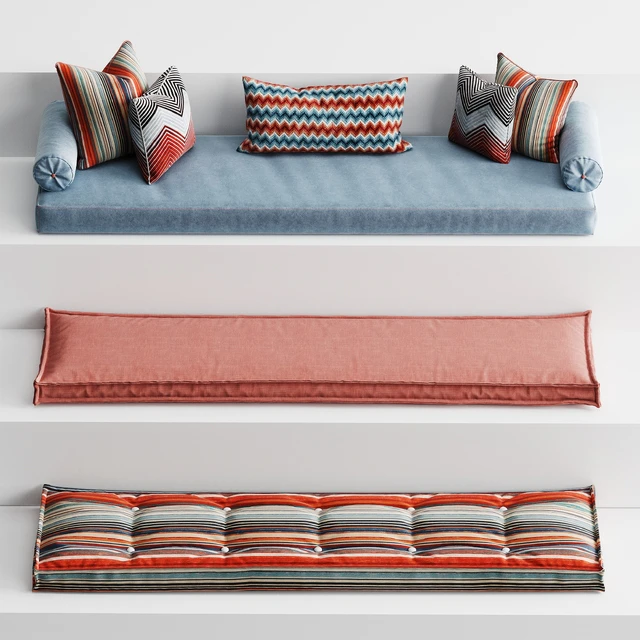 Set of mattresses for windowsill — Descargar