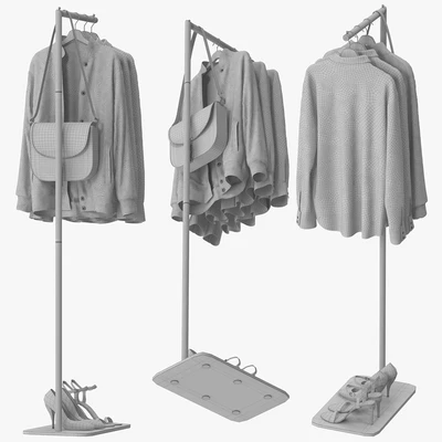 67 Free Standing Metal Coat — Ver 5