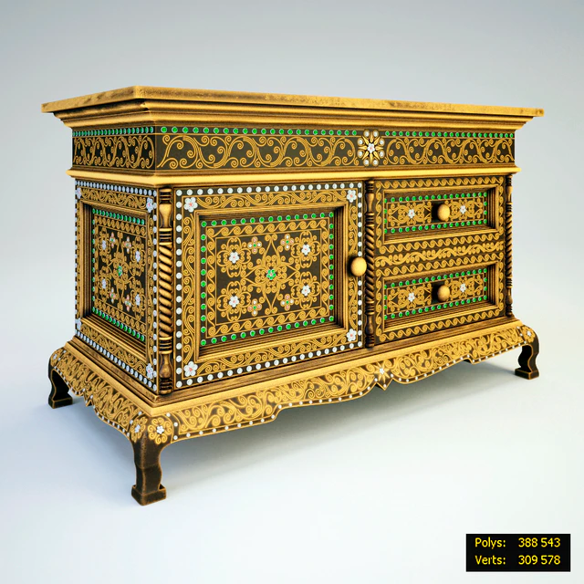 Комод "Шанти", арт. SD098-1400 — Скачать