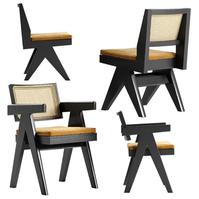 Cassina capitol complex table chair set — View 5