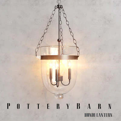 Chandelier POTTERY BARN HUNDI LANTERN — Ver 1