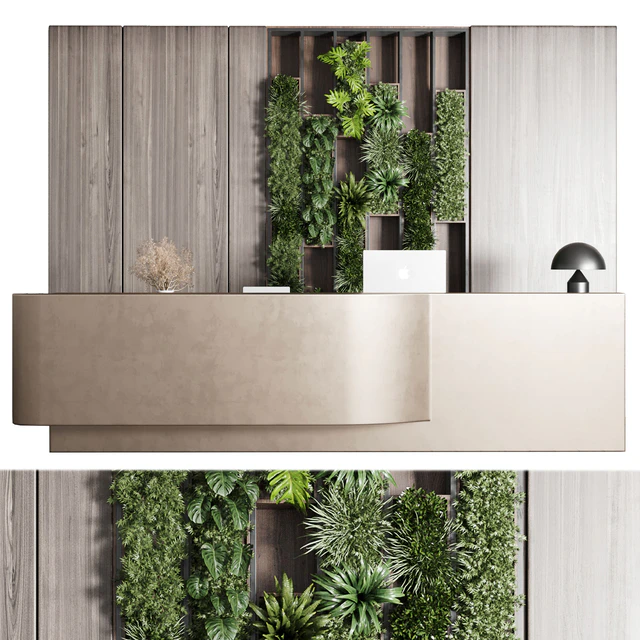 Reception desk - office furniture 04 — Descargar