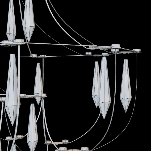 Chandelier Syneil 1019-LED43PL gold and silver — Descargar