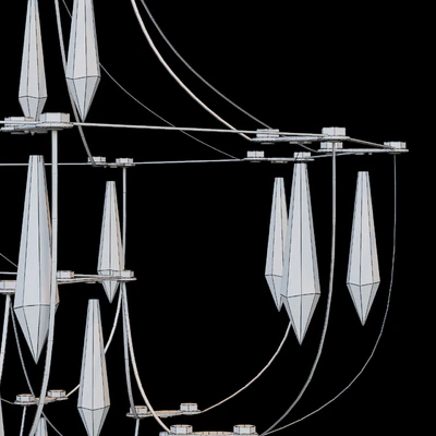 Chandelier Syneil 1019-LED43PL gold and silver — Ver 3