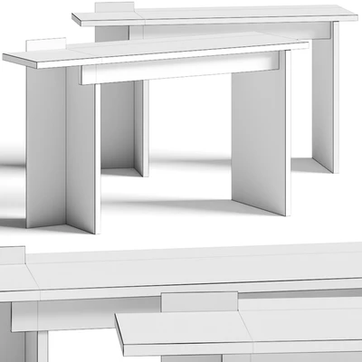 Van Rossum Stijl Console Table — Вид 2