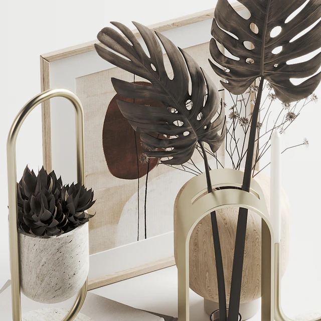 Decoration Set 002 Arche Collection Hauri Candleholder by Peca — Descargar