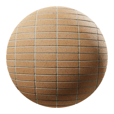 dragfaced stack bond brick wall texture orange — скачать