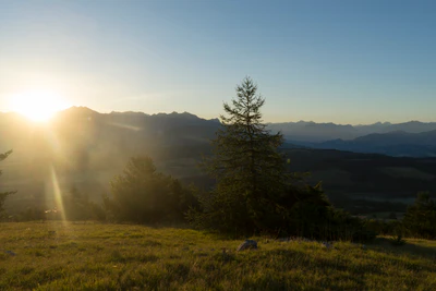 hazy mountains in the morning 056 — Скачать