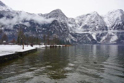 mountain lake medieval town 010 — Descargar