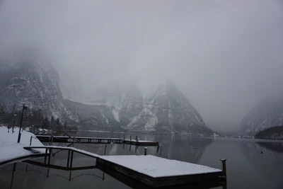 mountain lake medieval town 034 — Descargar
