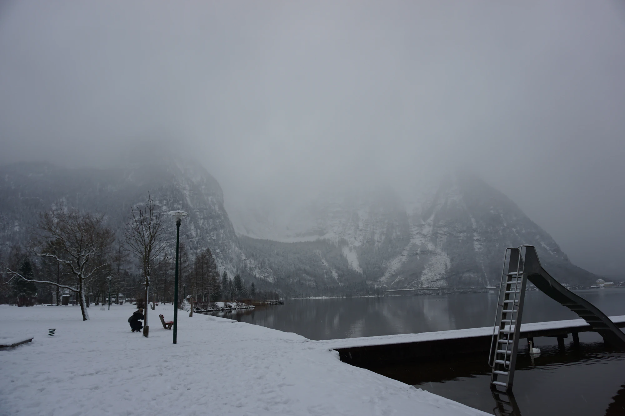 mountain lake medieval town 038 — Скачать