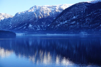 mountain lake medieval town 070 — Скачать