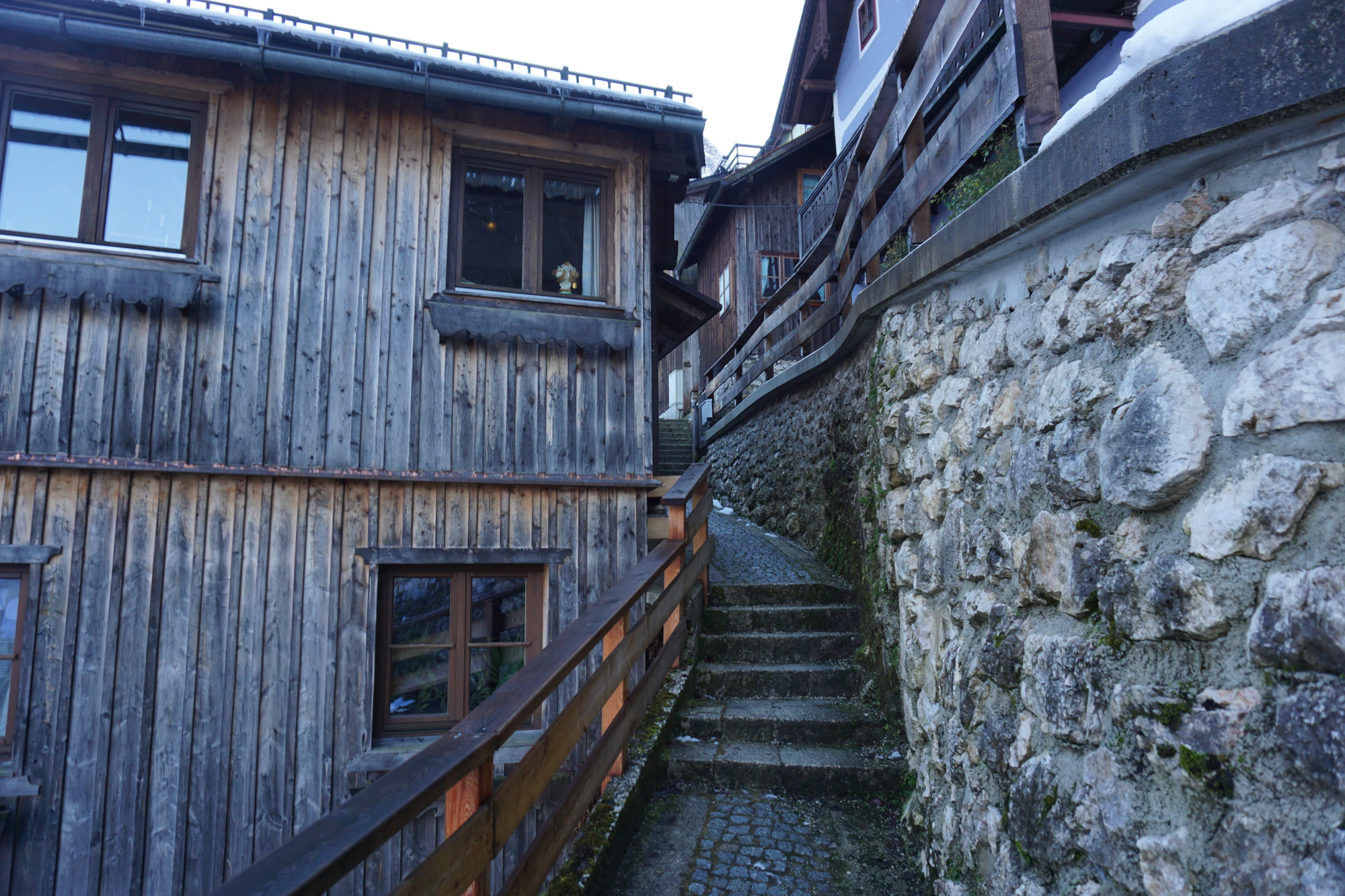 mountain lake medieval town 076 — Скачать