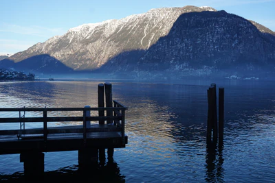 mountain lake medieval town 111 — download