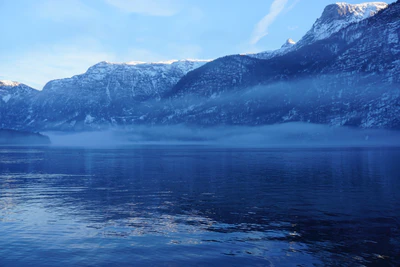 mountain lake medieval town 113 — download