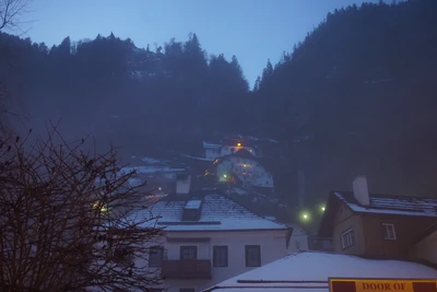 mountain lake medieval town 117 — download