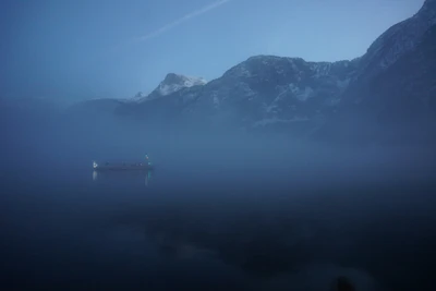 mountain lake medieval town 118 — download