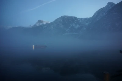 mountain lake medieval town 119 — download