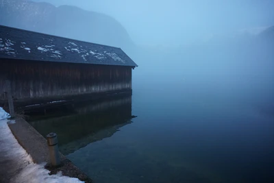 mountain lake medieval town 120 — download