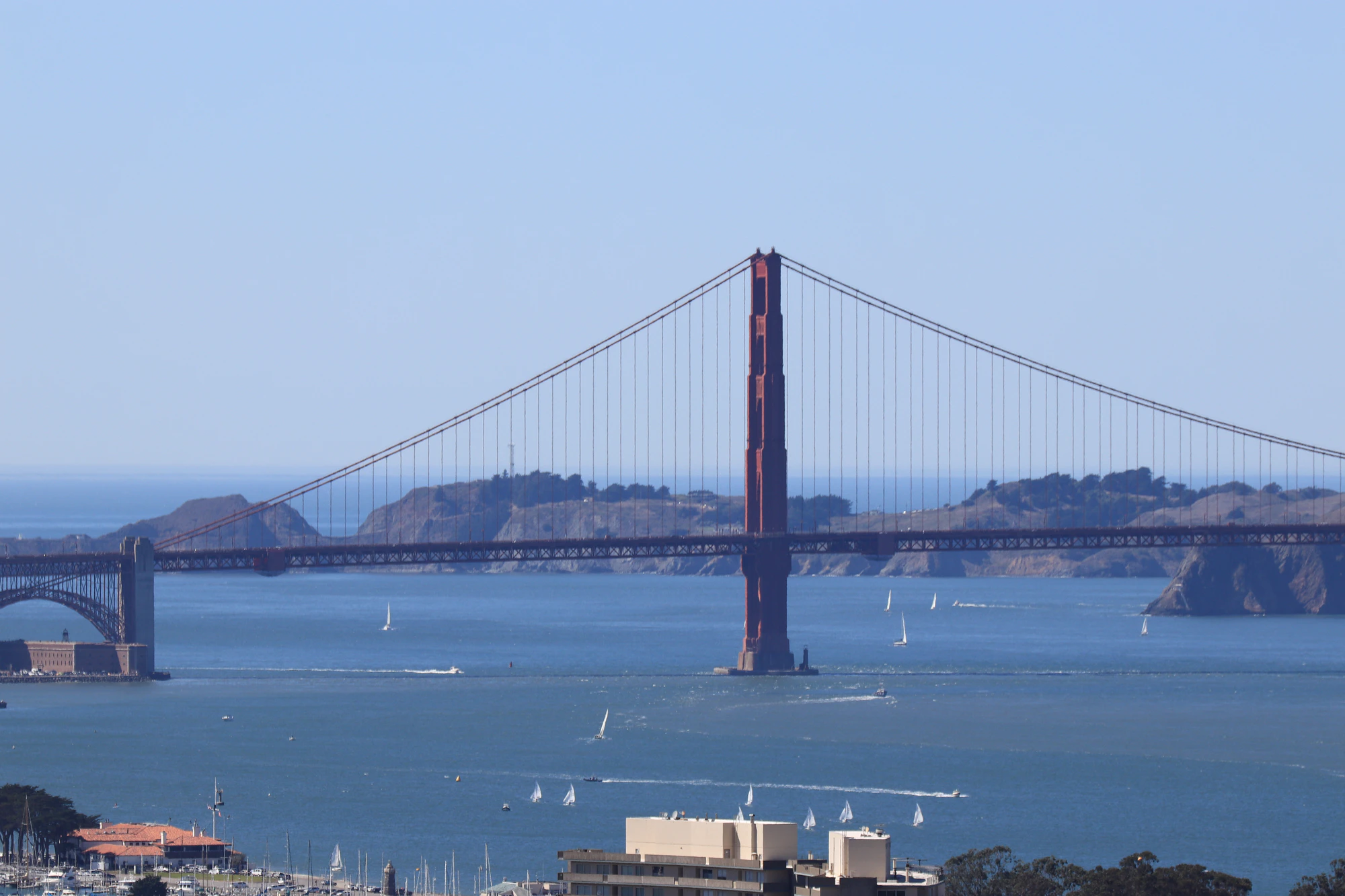 san francisco golden gate bridge panorama 002 — Descargar
