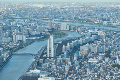 tokyo aerial cityscape 011 — Скачать