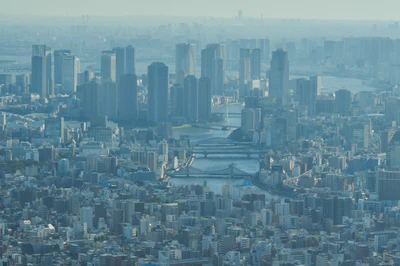 tokyo aerial cityscape 080 — Скачать