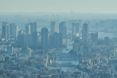 tokyo aerial cityscape 083 — Скачать